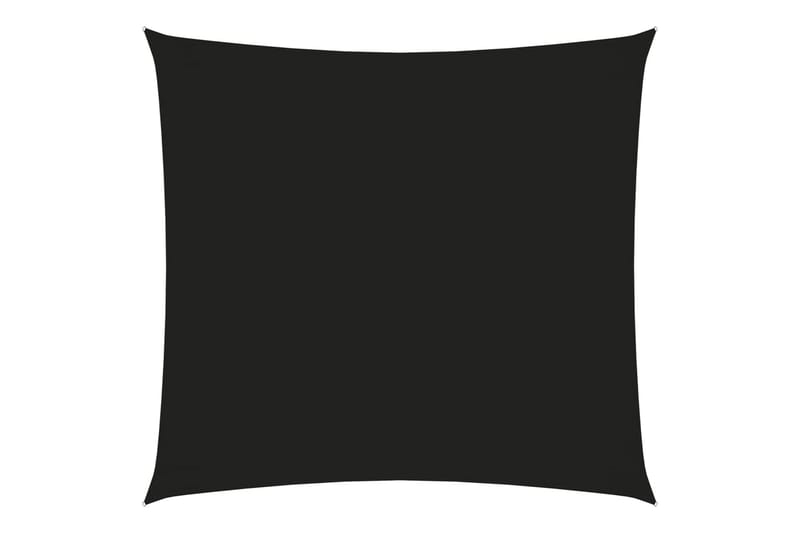 Solseil oxfordstoff firkantet 3x3 m svart - Svart - Solseil