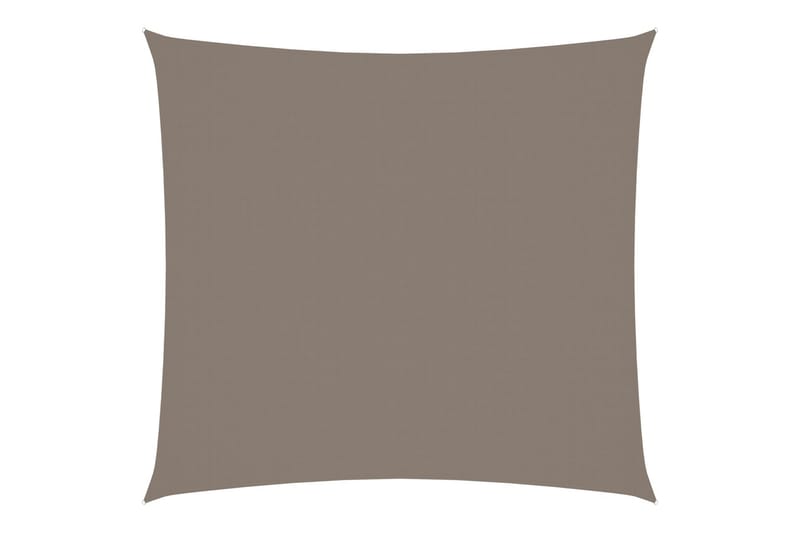 Solseil oxfordstoff firkantet 6x6 m gråbrun - Taupe - Solseil