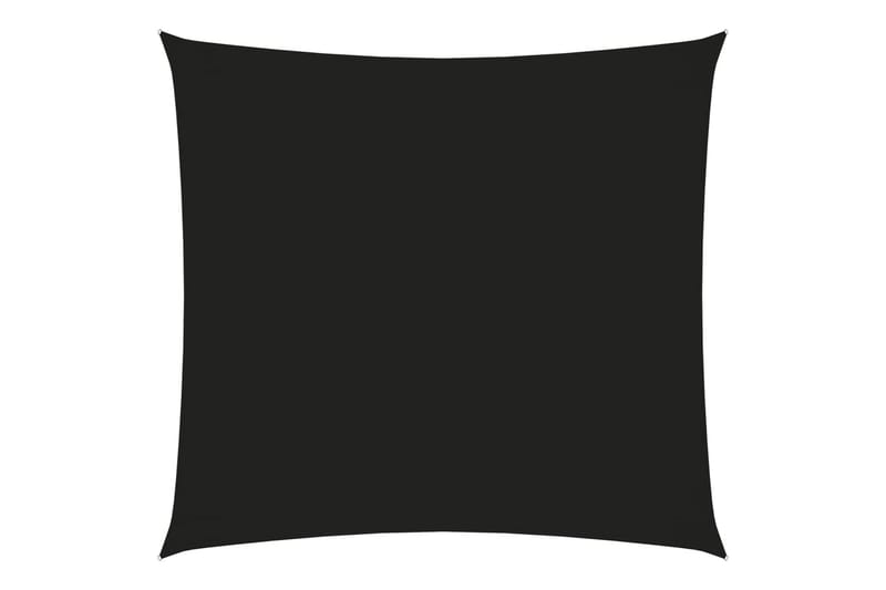Solseil oxfordstoff firkantet 6x6 m svart - Svart - Hagemøbler - Solbeskyttelse - Solseil