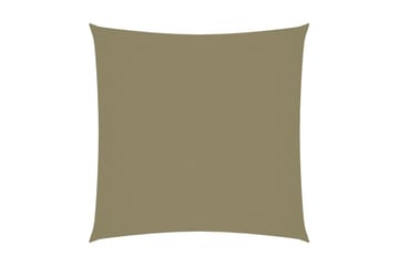 Solseil Oxfordstoff kvadratisk 3x3 m beige - Beige - Hagemøbler - Solbeskyttelse - Solseil