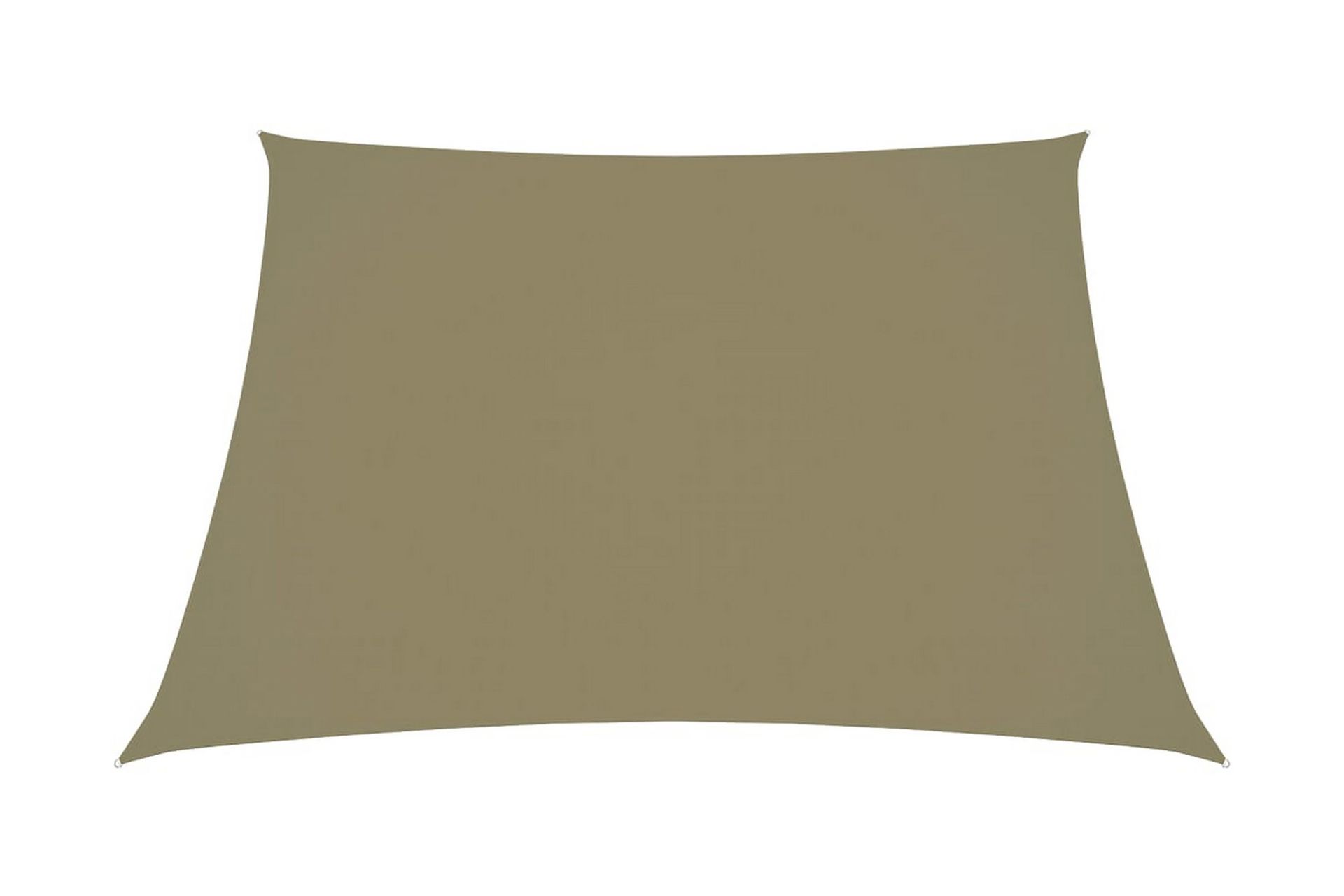 Solseil Oxfordstoff kvadratisk 3x3 m beige - Beige - Hagemøbler - Solbeskyttelse - Solseil