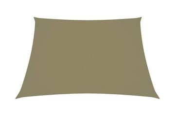 Solseil Oxfordstoff kvadratisk 3x3 m beige - Beige - Hagemøbler - Solbeskyttelse - Solseil