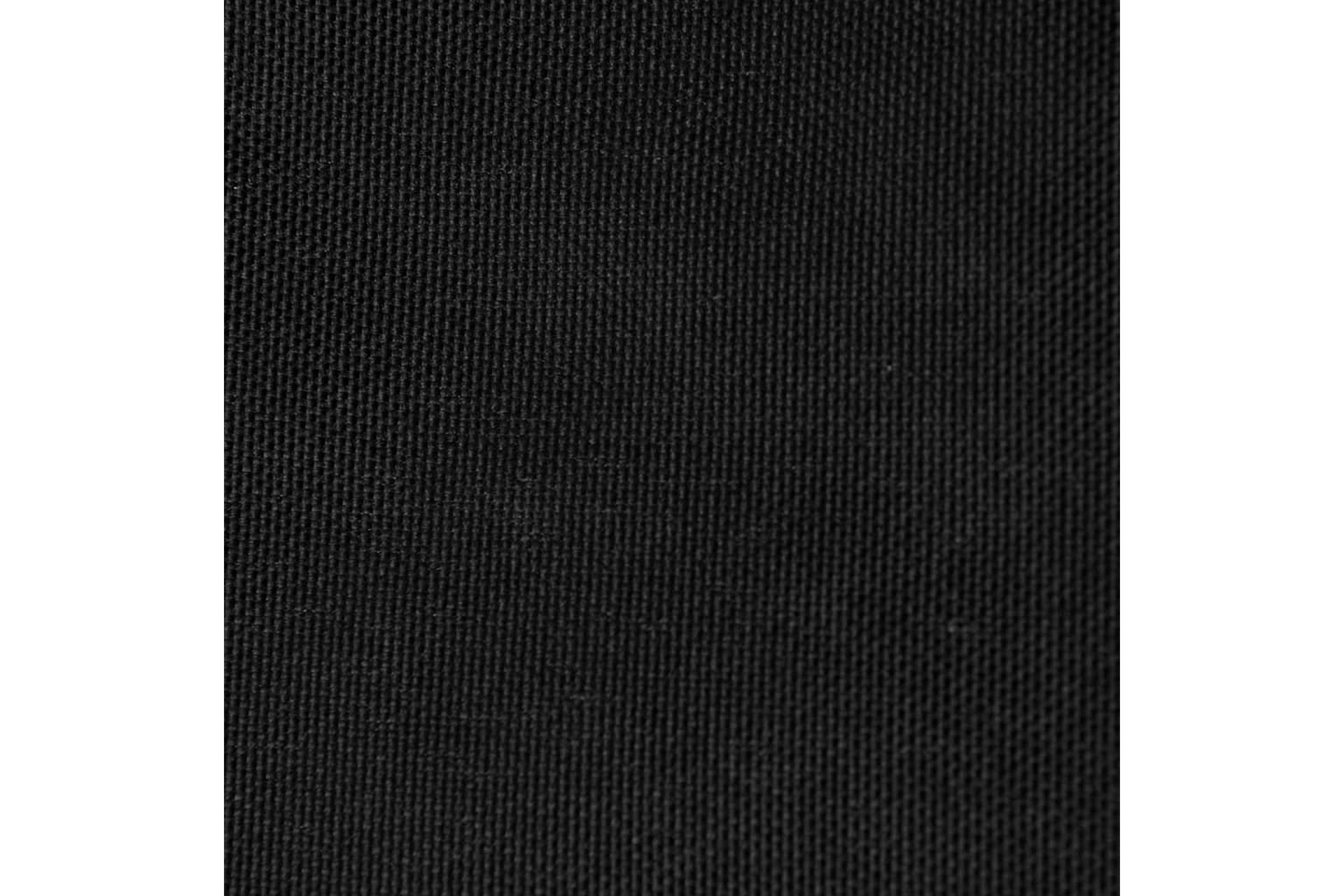 Solseil oxfordstoff rektangulær 2,5x3 m svart - Svart - Hagemøbler - Solbeskyttelse - Solseil