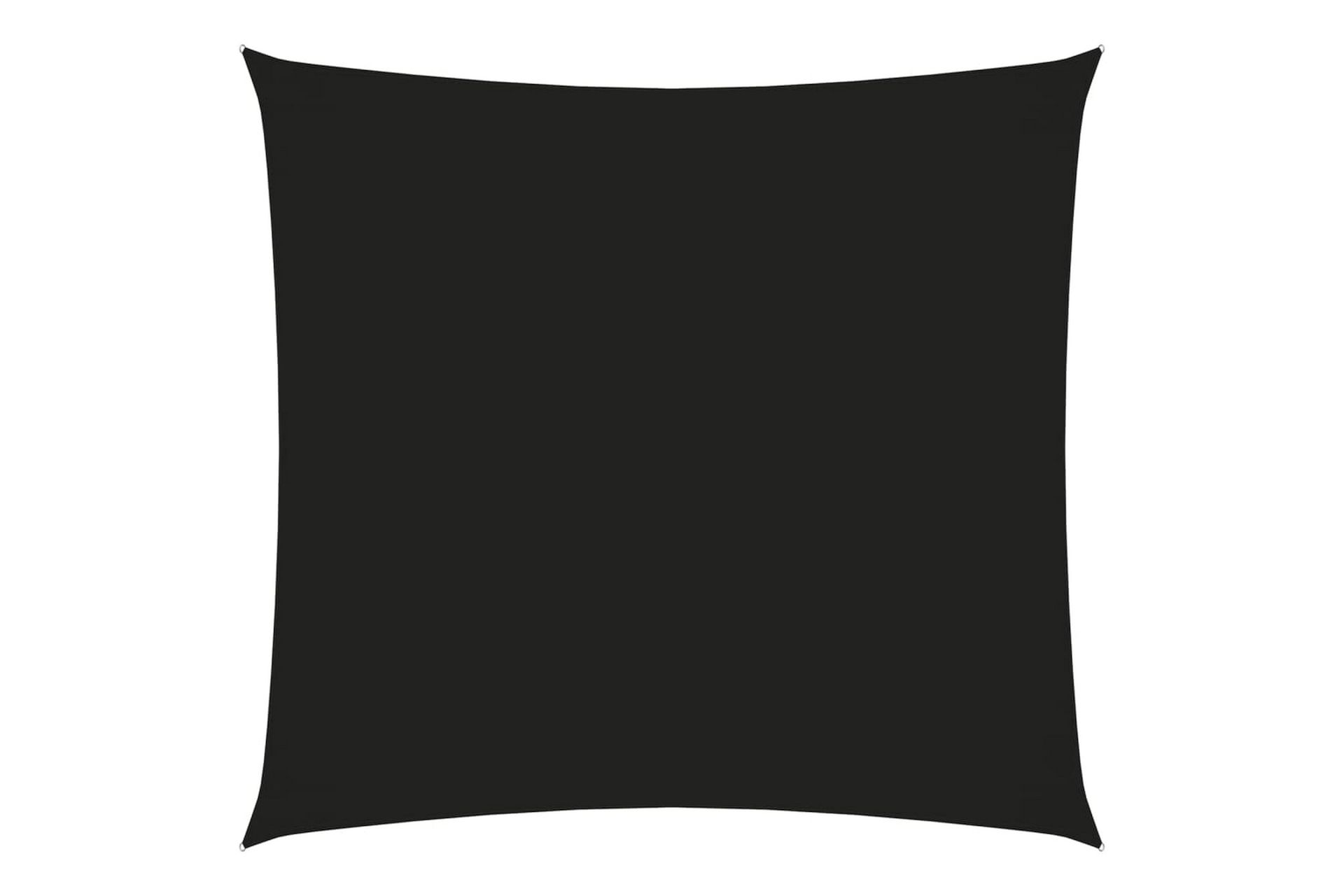 Solseil oxfordstoff rektangulær 2,5x3 m svart - Svart - Hagemøbler - Solbeskyttelse - Solseil