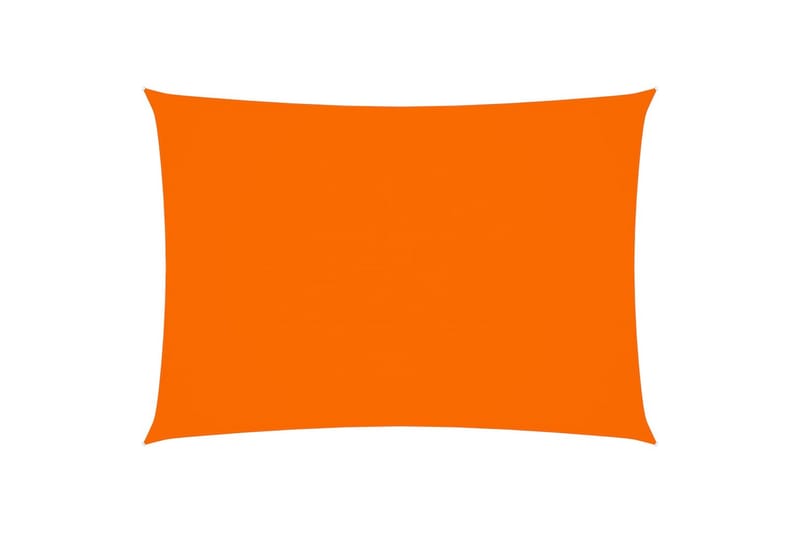 Solseil oxfordstoff rektangulær 2,5x4,5 m oransje - Oransj - Hagemøbler - Solbeskyttelse - Solseil