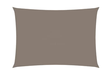 Solseil oxfordstoff rektangulær 2,5x4 m gråbrun - Taupe - Hagemøbler - Solbeskyttelse - Solseil