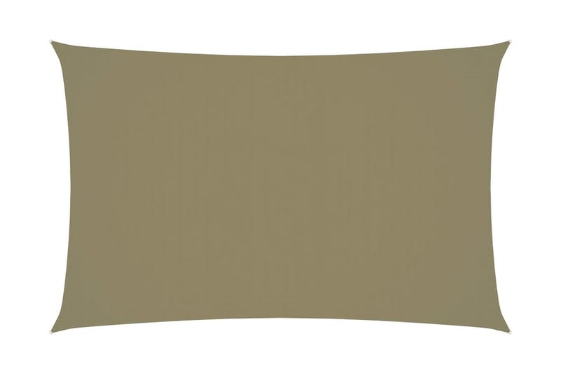 Solseil oxfordstoff rektangulær 2x4,5 m beige - Beige - Solseil
