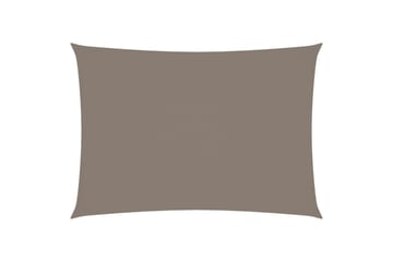 Solseil oxfordstoff rektangulær 2x4,5 m gråbrun - Taupe - Hagemøbler - Solbeskyttelse - Solseil