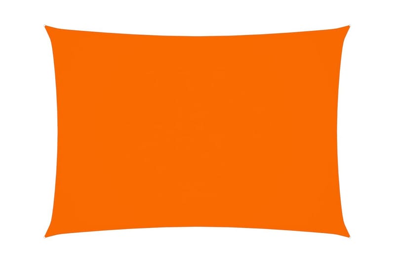 Solseil oxfordstoff rektangulær 2x4,5 m oransje - Oransj - Hagemøbler - Solbeskyttelse - Solseil