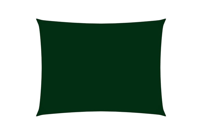 Solseil oxfordstoff rektangulær 2x4 m mørkegrønn - grønn - Solseil