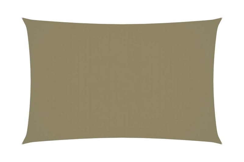 Solseil oxfordstoff rektangulær 2x5 m beige - Beige - Hagemøbler - Solbeskyttelse - Solseil