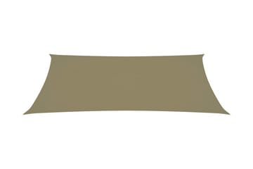 Solseil oxfordstoff rektangulær 2x5 m beige - Beige - Hagemøbler - Solbeskyttelse - Solseil