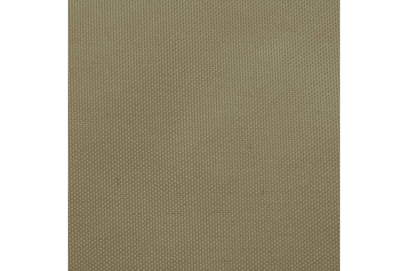 Solseil oxfordstoff rektangulær 2x5 m beige - Beige - Solseil