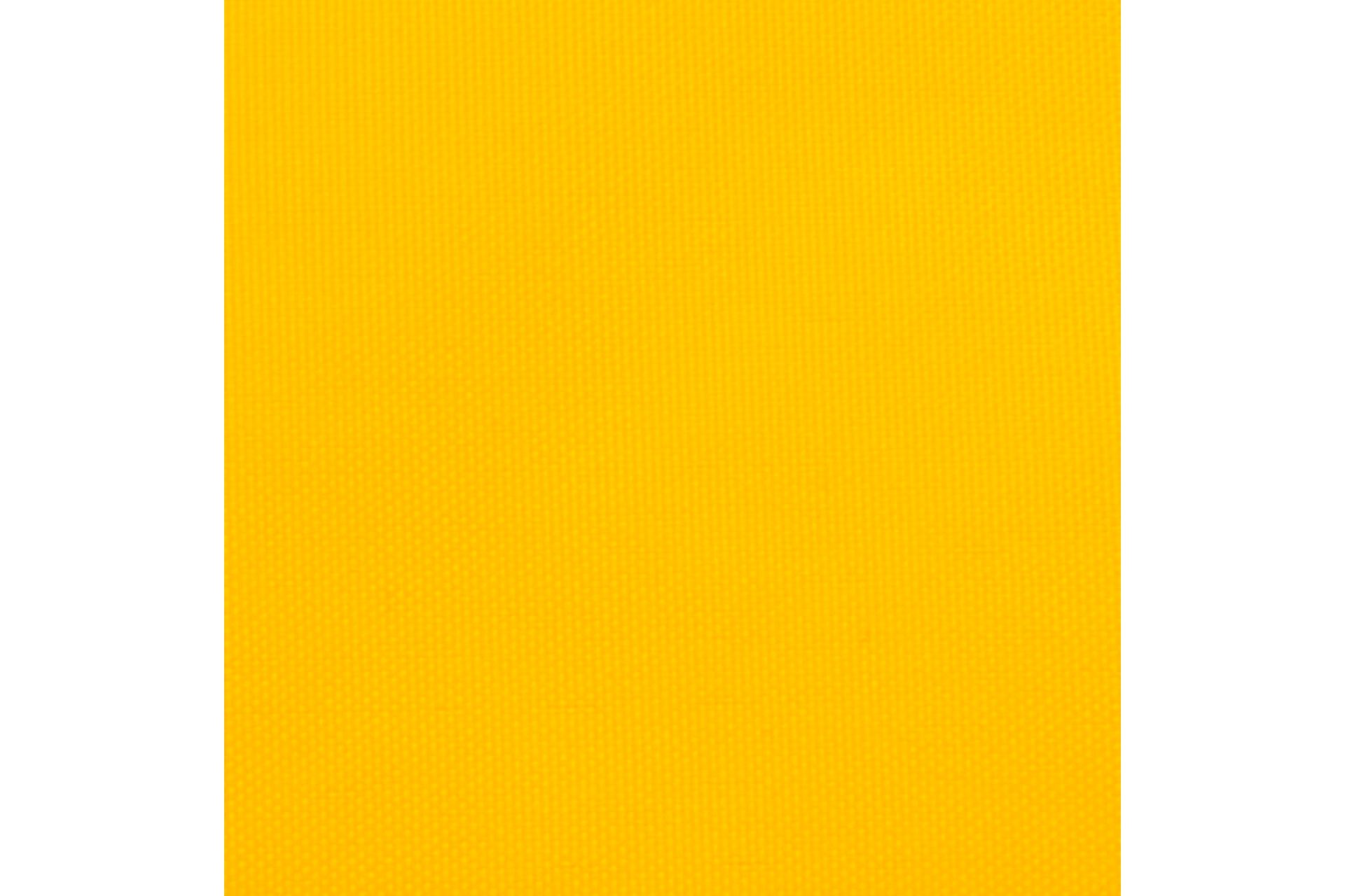 Solseil oxfordstoff rektangulær 2x5 m gul - Gul - Hagemøbler - Solbeskyttelse - Solseil