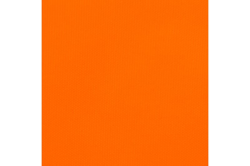Solseil oxfordstoff rektangulær 3,5x4,5 m oransje - Oransj - Hagemøbler - Solbeskyttelse - Solseil