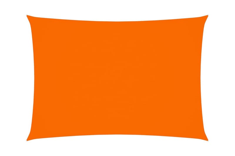 Solseil oxfordstoff rektangulær 3,5x5 m oransje - Oransj - Hagemøbler - Solbeskyttelse - Solseil