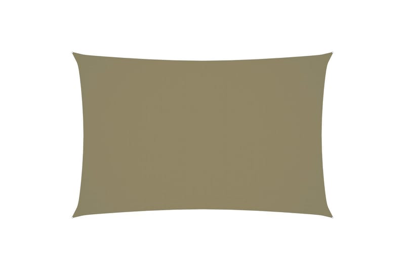 Solseil oxfordstoff rektangulær 4x7 m beige - Beige - Hagemøbler - Solbeskyttelse - Solseil