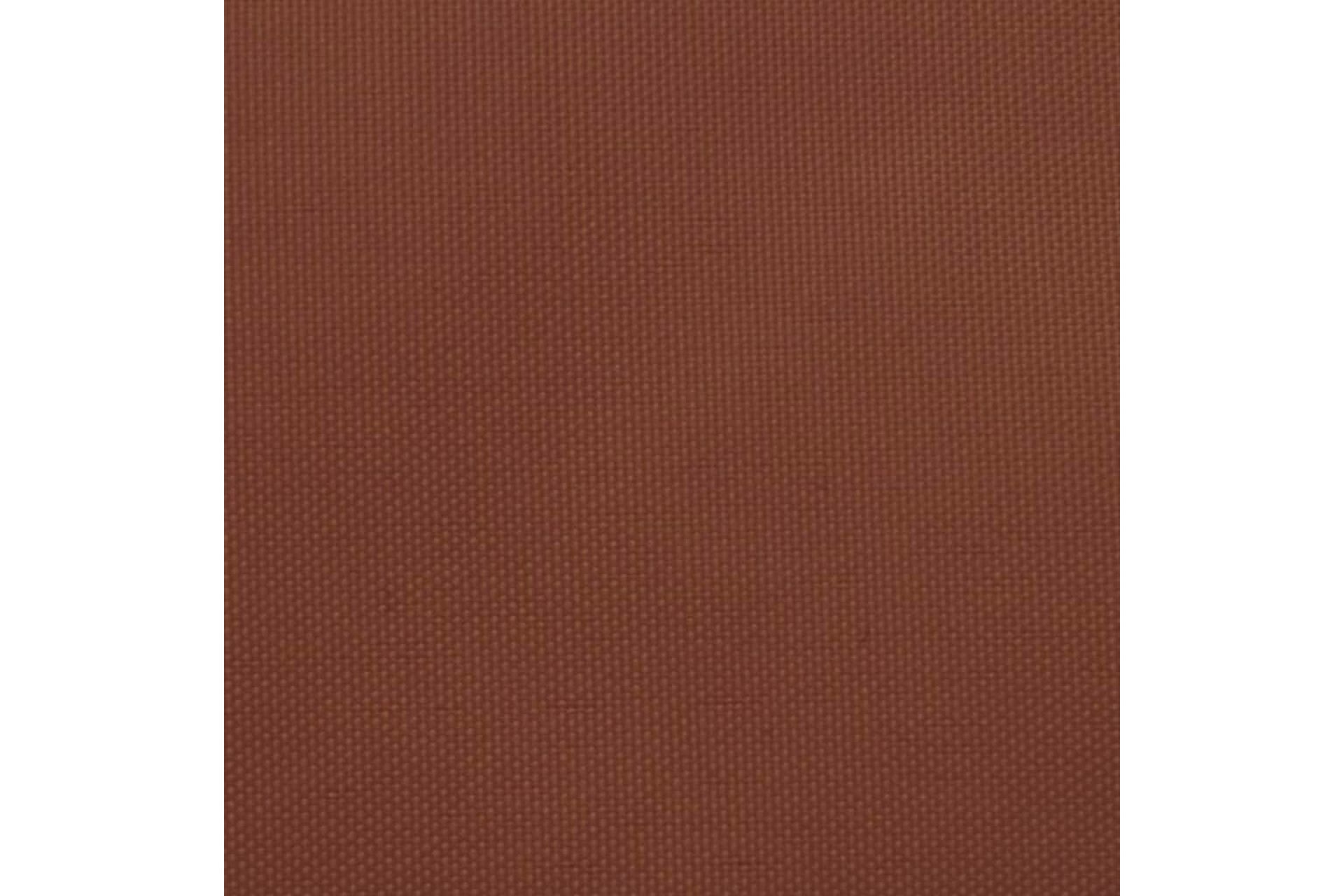 Solseil oxfordstoff rektangulær 5x7 m terrakotta - Oransj - Hagemøbler - Solbeskyttelse - Solseil