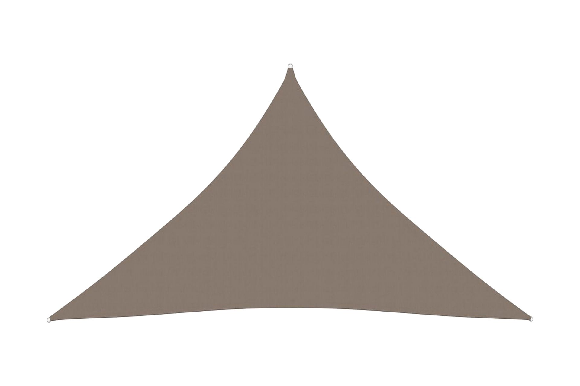 Solseil oxfordstoff trekantet 5x5x5 m gråbrun - Taupe - Hagemøbler - Solbeskyttelse - Solseil