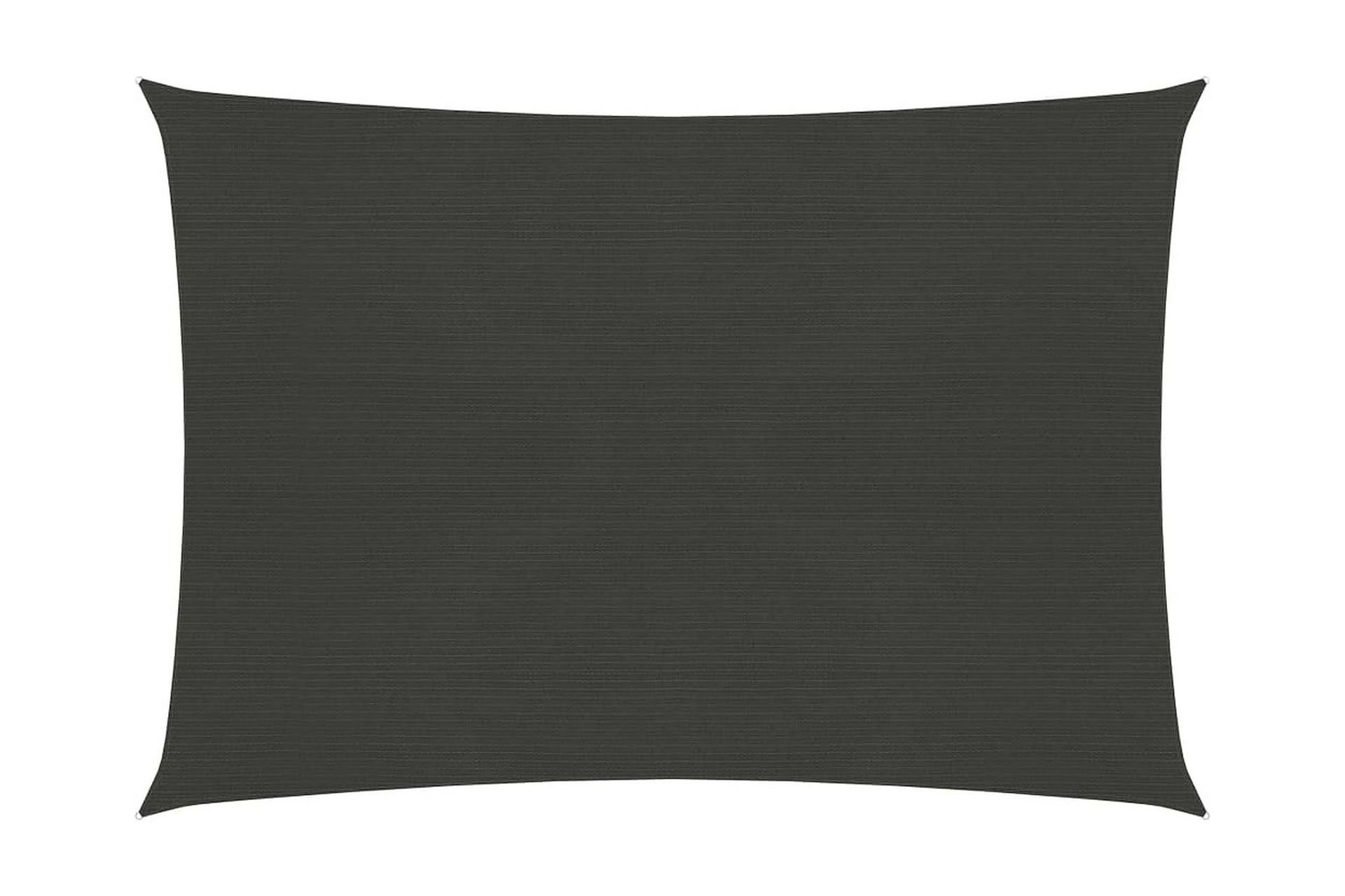 Solseil 160 g/m² antrasitt 2,5x3,5 m HDPE - Antrasittgrå - Hagemøbler - Solbeskyttelse - Solseil
