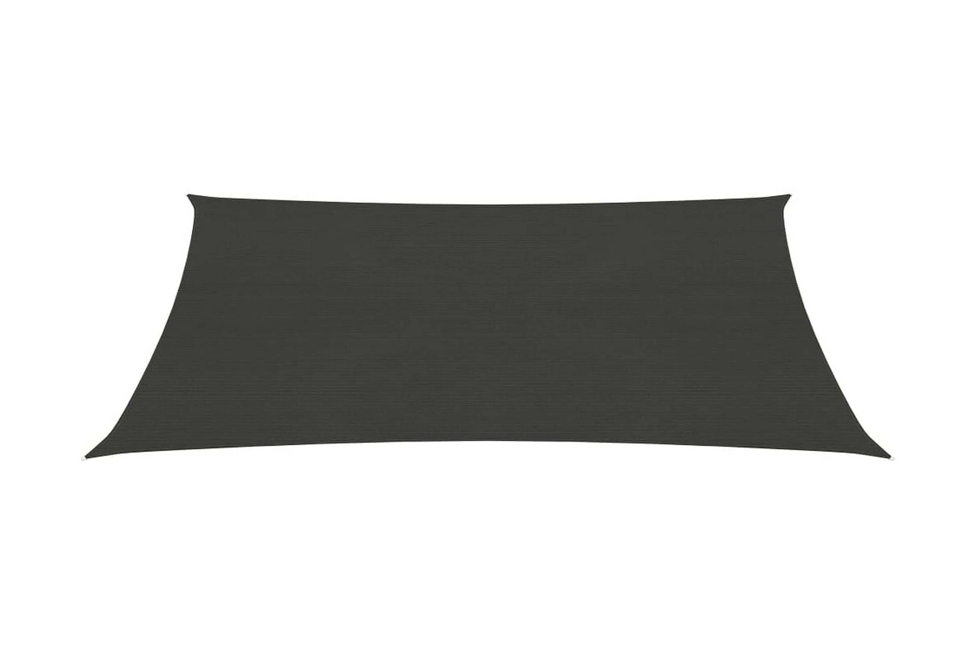 Solseil 160 g/m² antrasitt 2,5x3,5 m HDPE - Antrasittgrå - Hagemøbler - Solbeskyttelse - Solseil