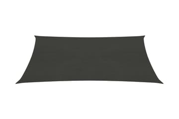 Solseil 160 g/m² antrasitt 2,5x3,5 m HDPE - Antrasittgrå - Hagemøbler - Solbeskyttelse - Solseil