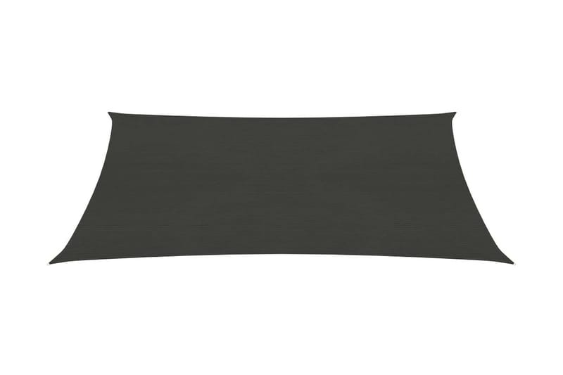 Solseil 160 g/m² antrasitt 2,5x3,5 m HDPE - Antrasittgrå - Hagemøbler - Solbeskyttelse - Solseil