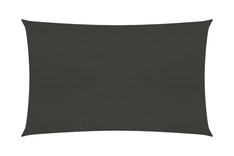Solseil 160 g/m² antrasitt 2,5x4,5 m HDPE - Antrasittgrå - Hagemøbler - Solbeskyttelse - Solseil