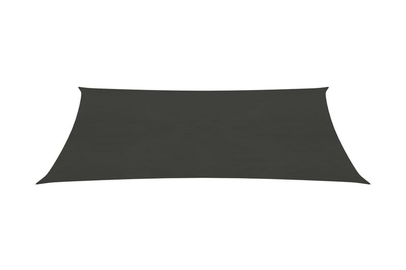 Solseil 160 g/m² antrasitt 2,5x4 m HDPE - Antrasittgrå - Hagemøbler - Solbeskyttelse - Solseil