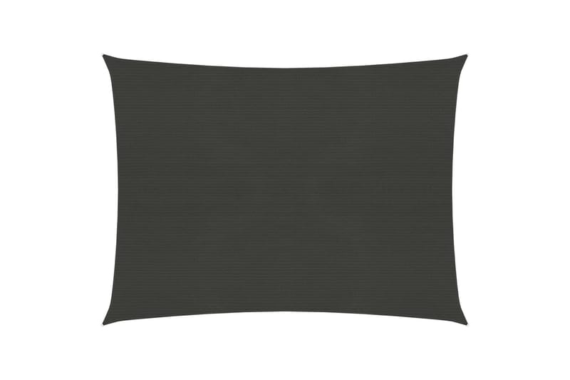 Solseil 160 g/m² antrasitt 2x2,5 m HDPE - Antrasittgrå - Hagemøbler - Solbeskyttelse - Solseil