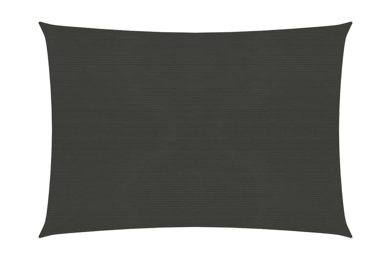 Solseil 160 g/m² antrasitt 2x3 m HDPE - Antrasittgrå - Hagemøbler - Solbeskyttelse - Solseil