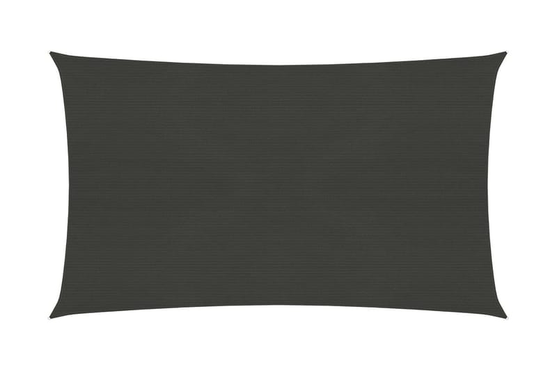 Solseil 160 g/m² antrasitt 2x5 m HDPE - Antrasittgrå - Hagemøbler - Solbeskyttelse - Solseil