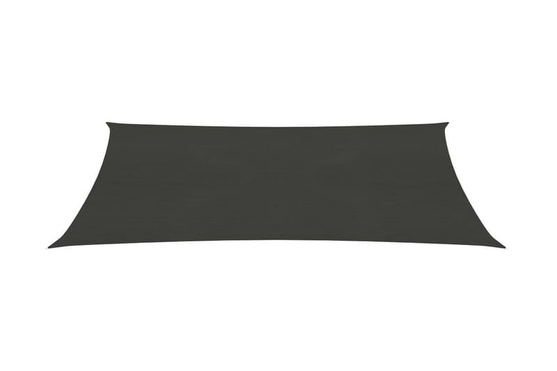 Solseil 160 g/m² antrasitt 2x5 m HDPE - Antrasittgrå - Hagemøbler - Solbeskyttelse - Solseil