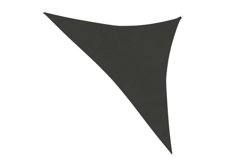 Solseil 160 g/m² antrasitt 3,5x3,5x4,9 m HDPE - Antrasittgrå - Hagemøbler - Solbeskyttelse - Solseil