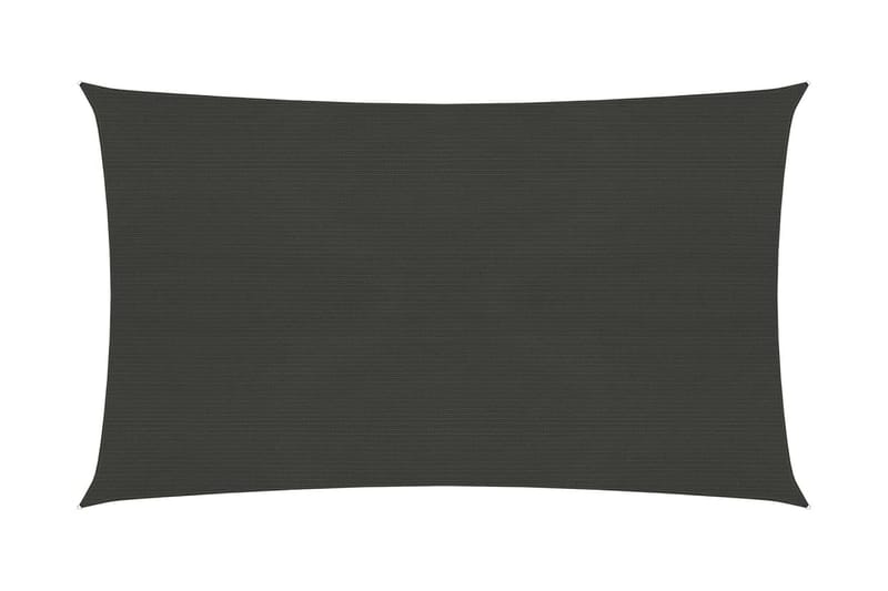 Solseil 160 g/m² antrasitt 3,5x5 m HDPE - Antrasittgrå - Hagemøbler - Solbeskyttelse - Solseil