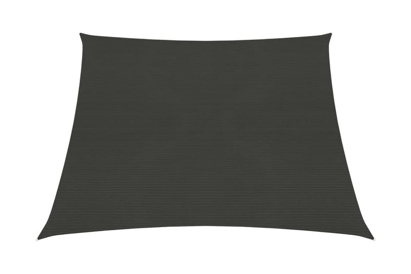 Solseil 160 g/m² antrasitt 3/4x2 m HDPE - Antrasittgrå - Hagemøbler - Solbeskyttelse - Solseil