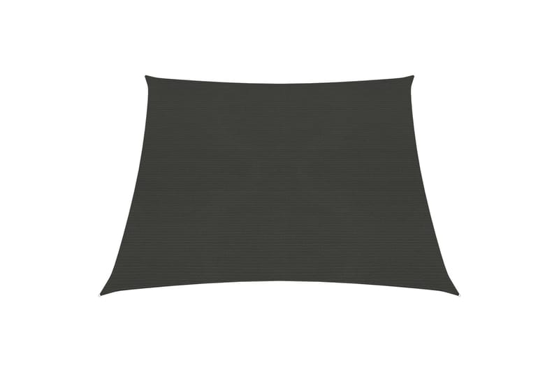 Solseil 160 g/m² antrasitt 3/4x3 m HDPE - Antrasittgrå - Hagemøbler - Solbeskyttelse - Solseil