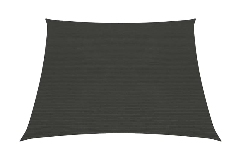 Solseil 160 g/m² antrasitt 4/5x3 m HDPE - Antrasittgrå - Hagemøbler - Solbeskyttelse - Solseil