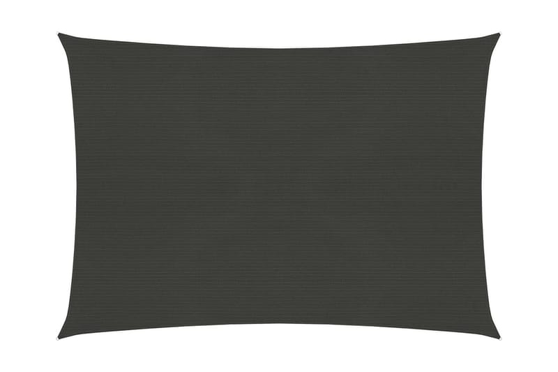 Solseil 160 g/m² antrasitt 4x5 m HDPE - Antrasittgrå - Hagemøbler - Solbeskyttelse - Solseil