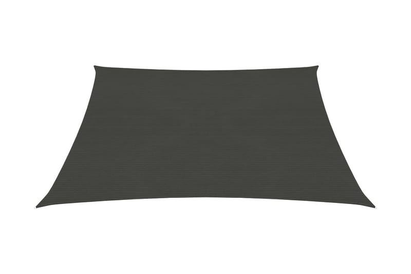 Solseil 160 g/m² antrasitt 5x5 m HDPE - Antrasittgrå - Hagemøbler - Solbeskyttelse - Solseil