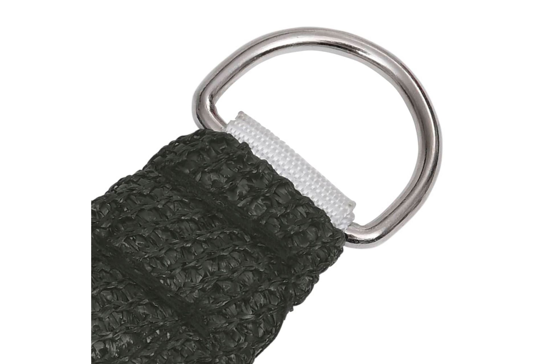 Solseil 160 g/m² antrasitt 5x5x6 m HDPE - Antrasittgrå - Hagemøbler - Solbeskyttelse - Solseil