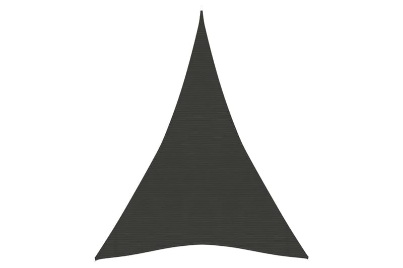 Solseil 160 g/m² antrasitt 5x7x7 m HDPE - Antrasittgrå - Hagemøbler - Solbeskyttelse - Solseil