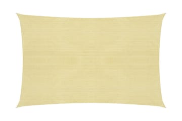 Solseil 160 g/m² beige 2x2,5 m HDPE - Beige - Hagemøbler - Solbeskyttelse - Solseil