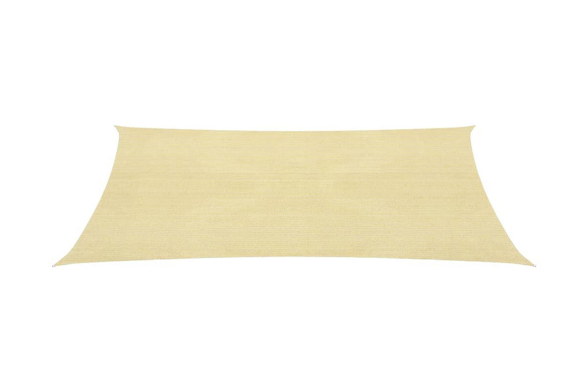 Solseil 160 g/m² beige 2x2,5 m HDPE - Beige - Hagemøbler - Solbeskyttelse - Solseil