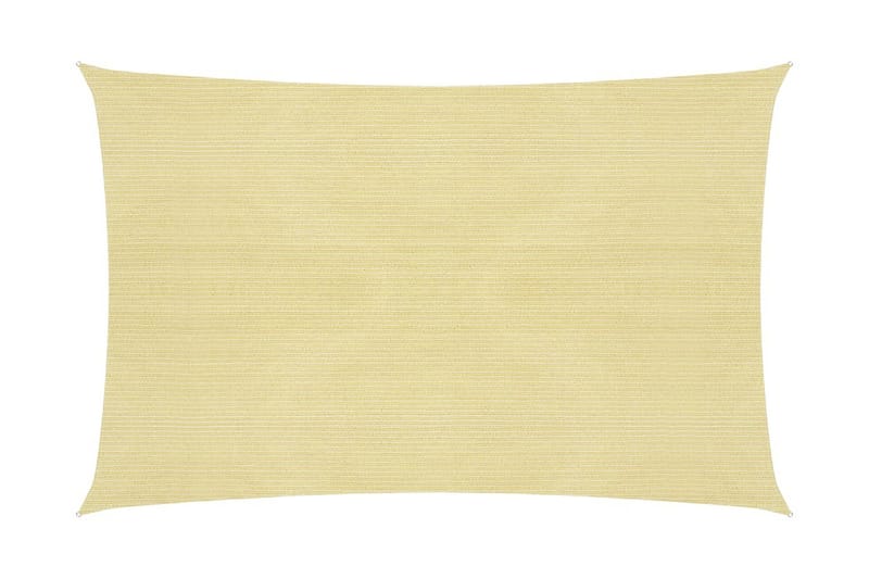 Solseil 160 g/m² beige 2x3 m HDPE - Beige - Solseil