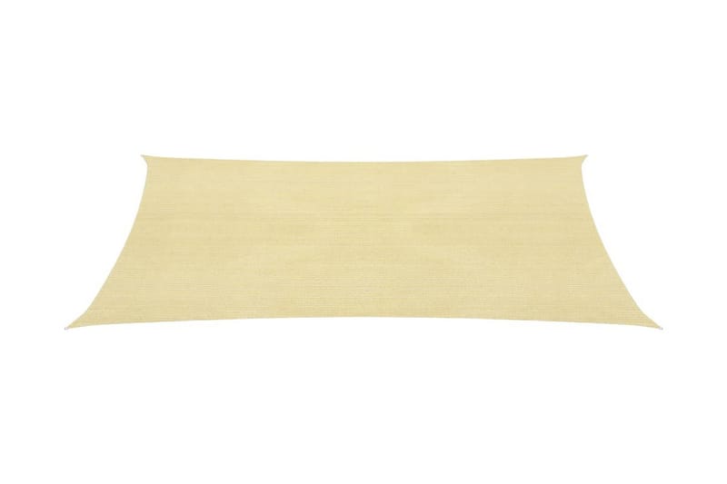Solseil 160 g/m² beige 2x3 m HDPE - Beige - Hagemøbler - Solbeskyttelse - Solseil