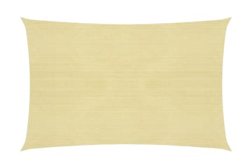Solseil 160 g/m² beige 3,5x4,5 m HDPE - Beige - Hagemøbler - Solbeskyttelse - Solseil