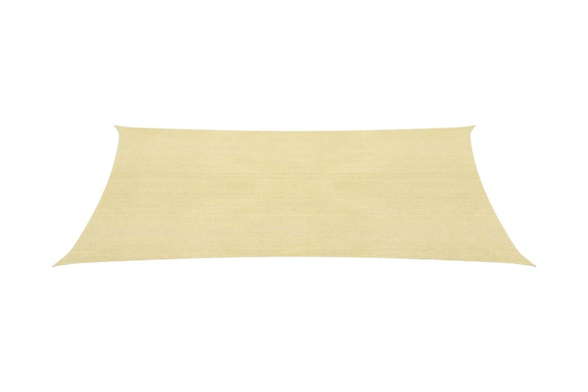 Solseil 160 g/m² beige 3,5x4,5 m HDPE - Beige - Hagemøbler - Solbeskyttelse - Solseil