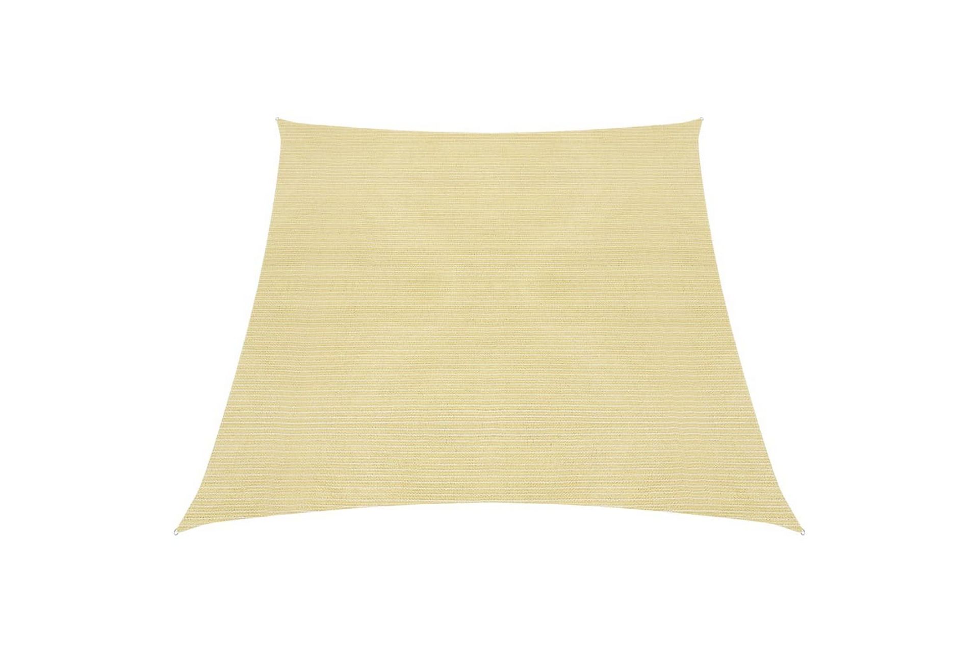 Solseil 160 g/m² beige 3/4x3 m HDPE - Beige - Hagemøbler - Solbeskyttelse - Solseil