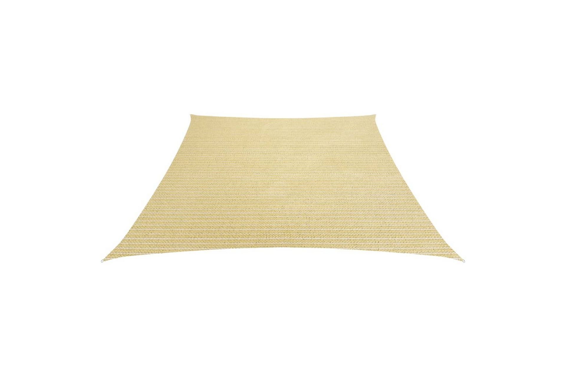 Solseil 160 g/m² beige 3/4x3 m HDPE - Beige - Hagemøbler - Solbeskyttelse - Solseil